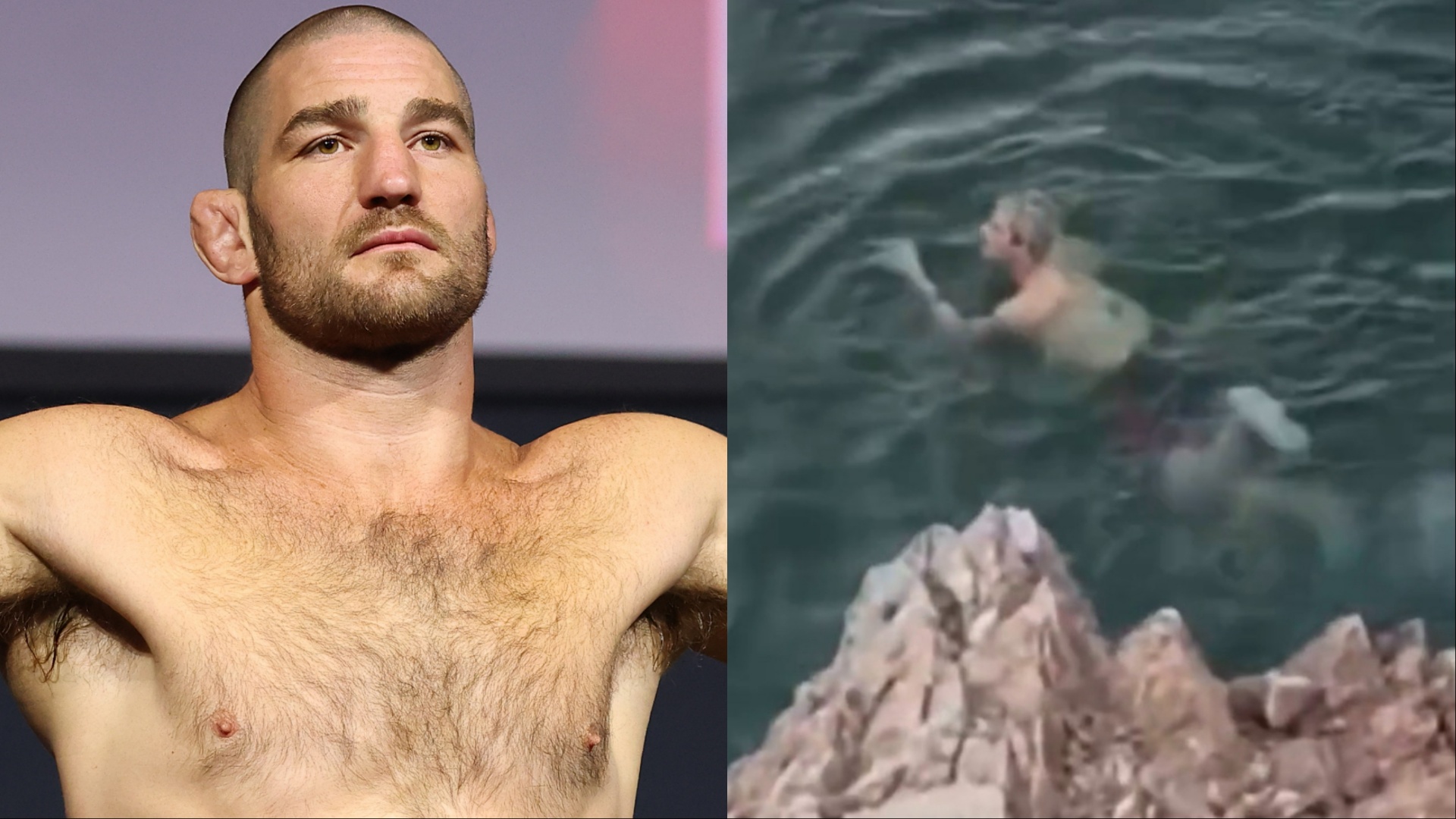 VIDEO | Sean Strickland saves man from drowning after cliff jump