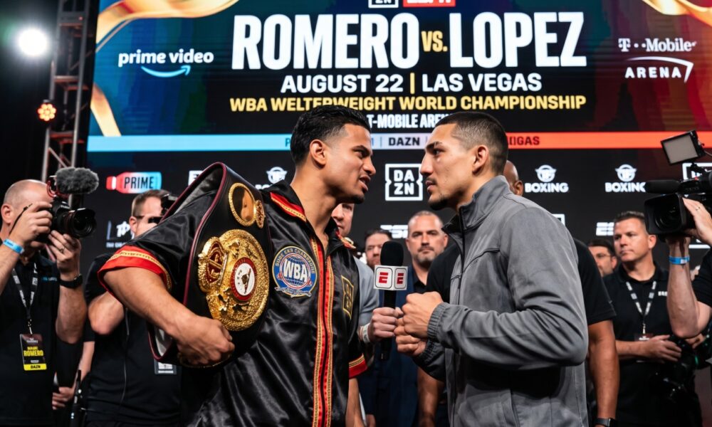 "Rolly Romero vs. Teofimo Lopez: Epic Clash Set for August 22 in Las Vegas"