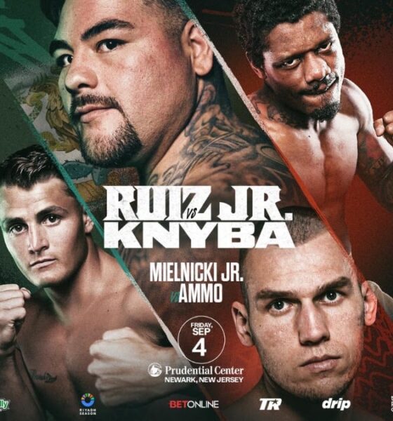 "Andy Ruiz Set to Face Damian Knyba in Exciting Comeback Fight on September 4"