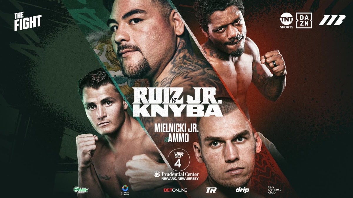 "Andy Ruiz Set to Face Damian Knyba in Exciting Comeback Fight on September 4"