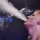 MMA fighter pulls joint out of shorts and lights up after win