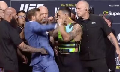Conor McGregor makes prediction for Max Holloway fight before fiery face-off