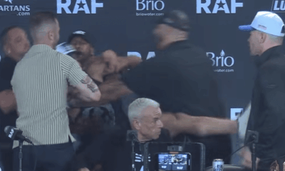 Video: Belal Muhammad ignites melee with Colby Covington during RAF 11 press conference