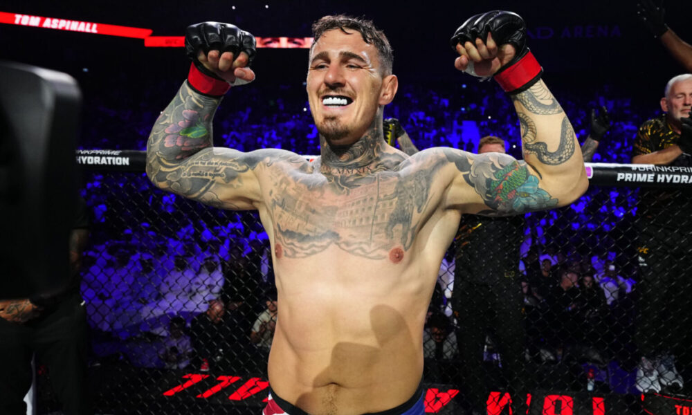 Tom Aspinall ready to go for title unification rematch with Ciryl Gane, waiting on UFC to 'let us know'