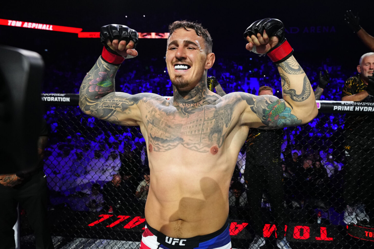 Tom Aspinall ready to go for title unification rematch with Ciryl Gane, waiting on UFC to 'let us know'