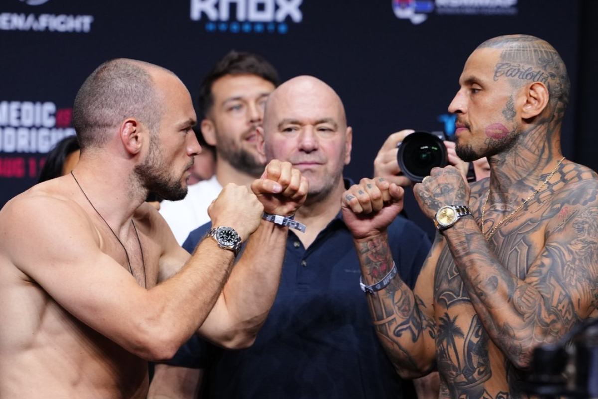 Uros Medic and Daniel Rodriguez tip scales in perfect weigh-in day ahead of UFC Belgrade