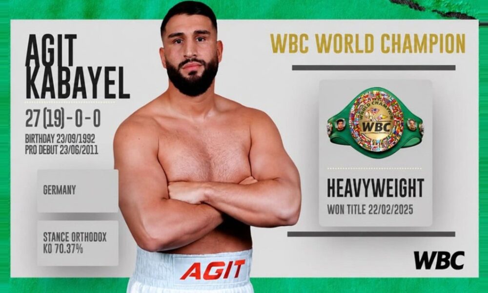 "Agit Kabayel Makes History as Germany's First Heavyweight Champion Since 1932"