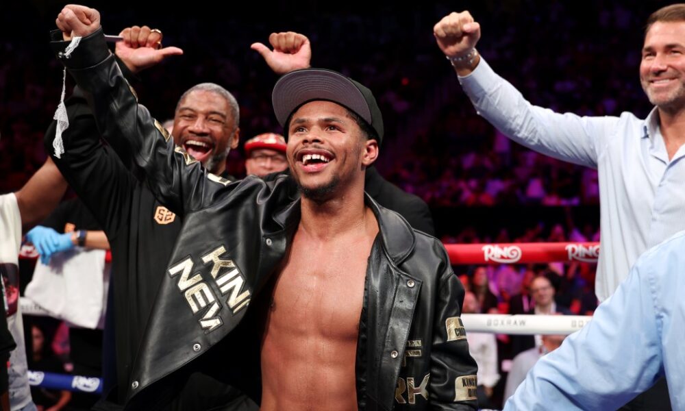 Shakur Stevenson reacts to viral Shannon Sharpe interview, Eddie Hearn spoiling Zuffa Boxing signing
