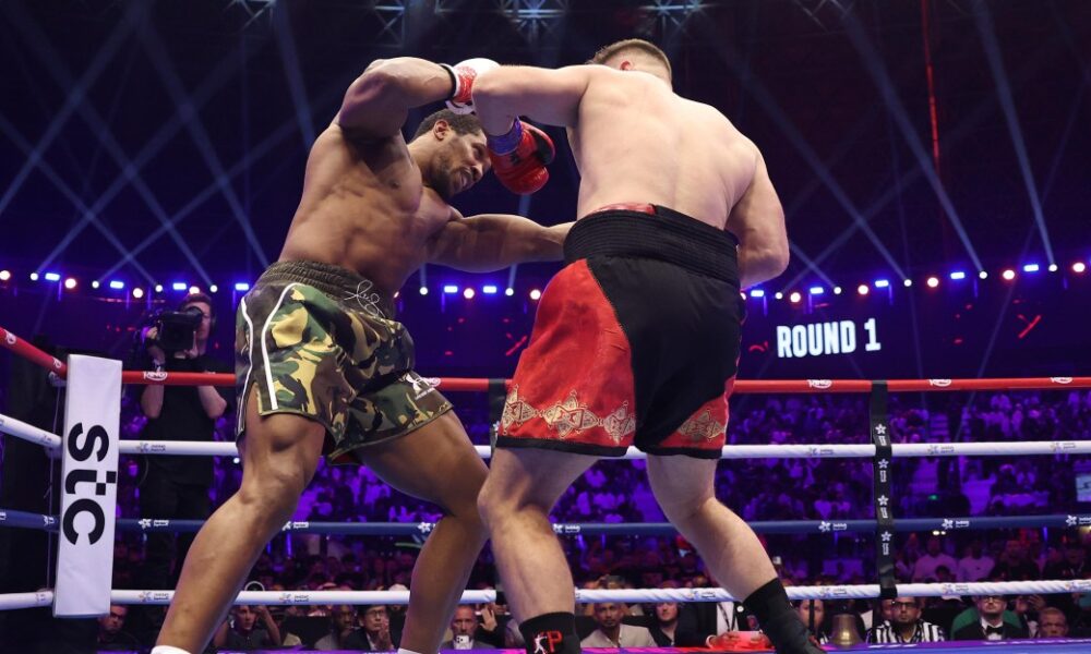 Anthony Joshua vs. Kristian Prenga full fight video highlights