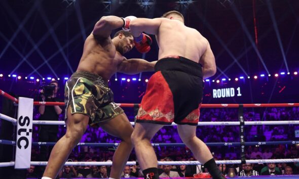 Anthony Joshua vs. Kristian Prenga full fight video highlights