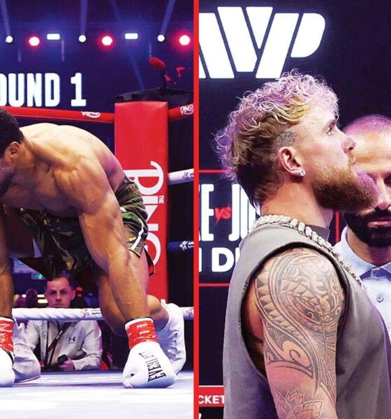 "Jake Paul Reacts to Anthony Joshua's Stunning Victory Over Kristian Prenga After Two Early Knockdowns"