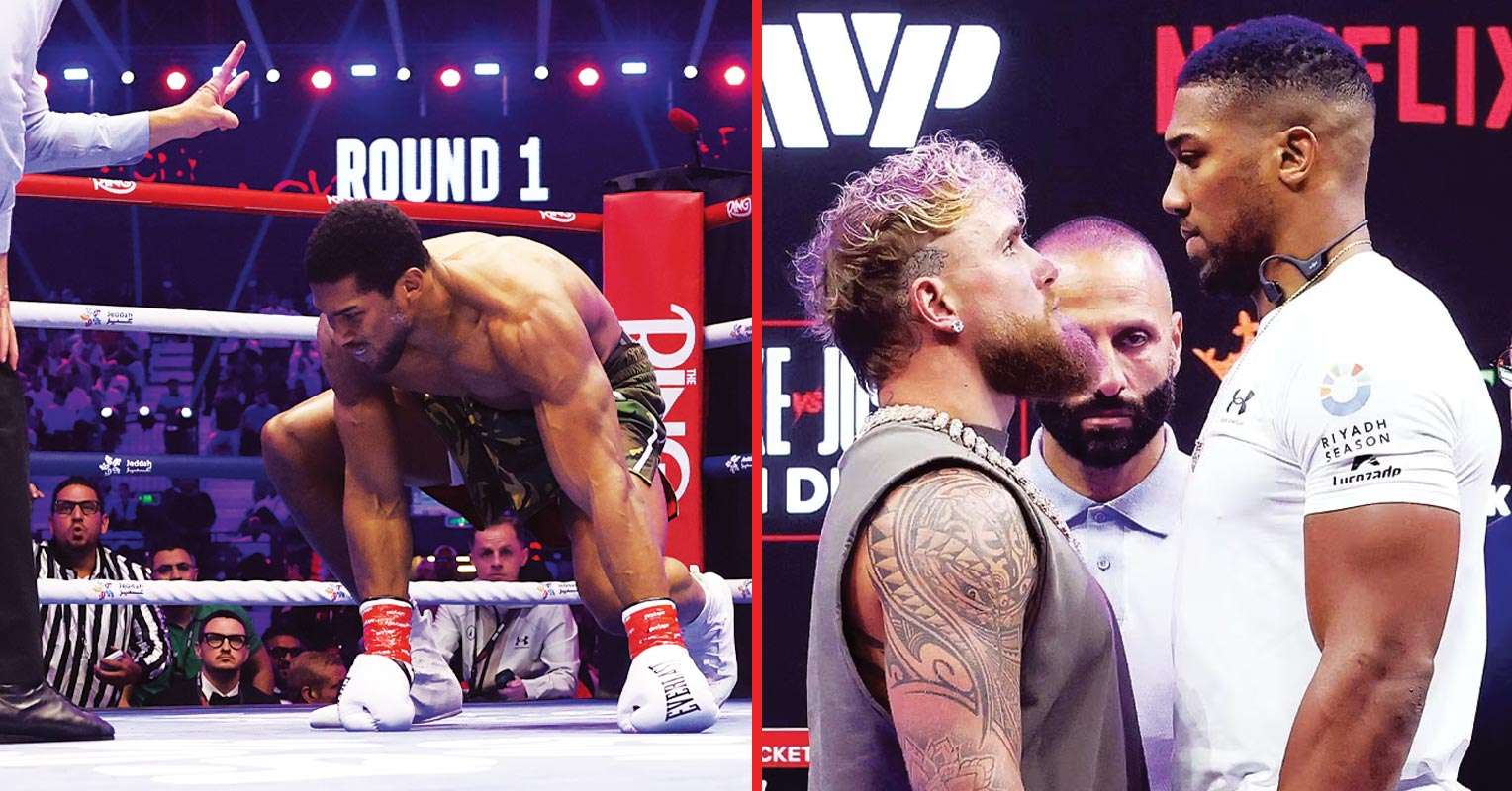 "Jake Paul Reacts to Anthony Joshua's Stunning Victory Over Kristian Prenga After Two Early Knockdowns"