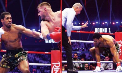 "Anthony Joshua Praises Kristian Prenga's Power After Overcoming Two Knockdowns for KO Victory"