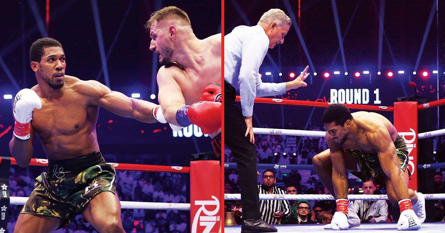 "Anthony Joshua Praises Kristian Prenga's Power After Overcoming Two Knockdowns for KO Victory"
