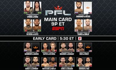 PFL finalizes Tampa fight card for Cris Cyborg's expected MMA farewell