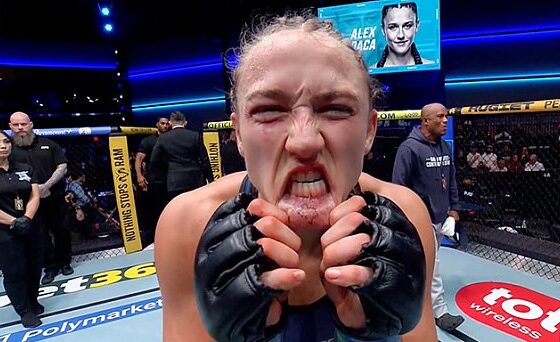 Alex Apodaca reacts to historic DWCS upset over -6000 favorite Bella Mir