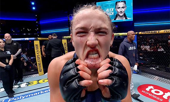 Alex Apodaca reacts to historic DWCS upset over -6000 favorite Bella Mir