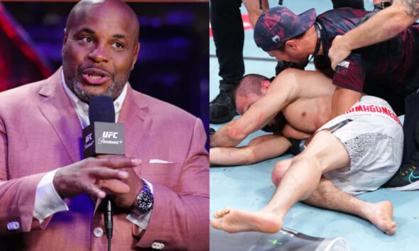 UFC fans blast Daniel Cormier for saying Usman Nurmagomedov deserves grace amid UFC Shanghai post-fight run-in