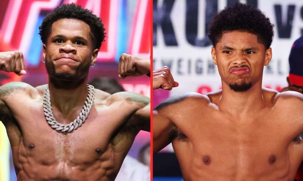 "Shakur Stevenson Challenges Devin Haney to Step Up Against KO Champion: 'You Have No Other Option'"