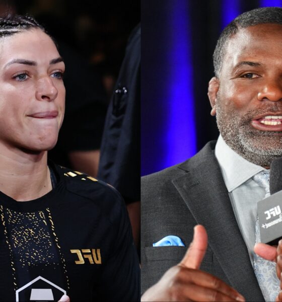 Mackenzie Dern scolds Din Thomas after post-fight cornering 'retirement' at UFC 330
