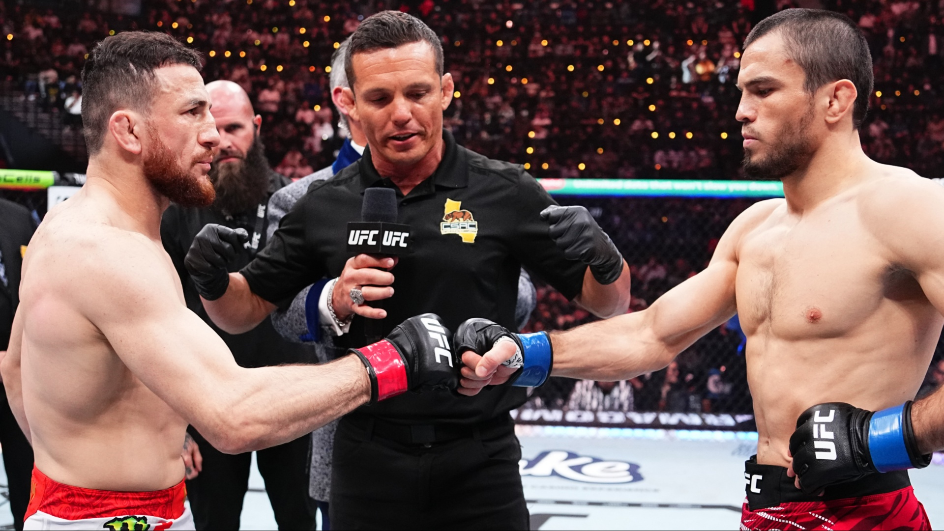 Umar Nurmagomedov scolds Merab Dvalishvili over brawl with friend at RAF event: "I can't imagine myself doing that"