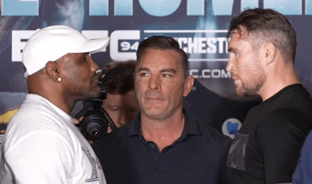 Darren Till and Yoel Romero refuse to end staredown at BKFC press conference