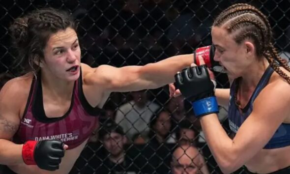 Dana White reacts to Bella Mir's shocking Contender Series defeat