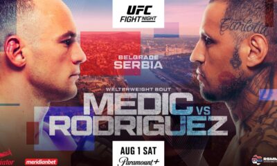 UFC Belgrade: 'Medić vs. Rodriguez' Live Results and Highlights