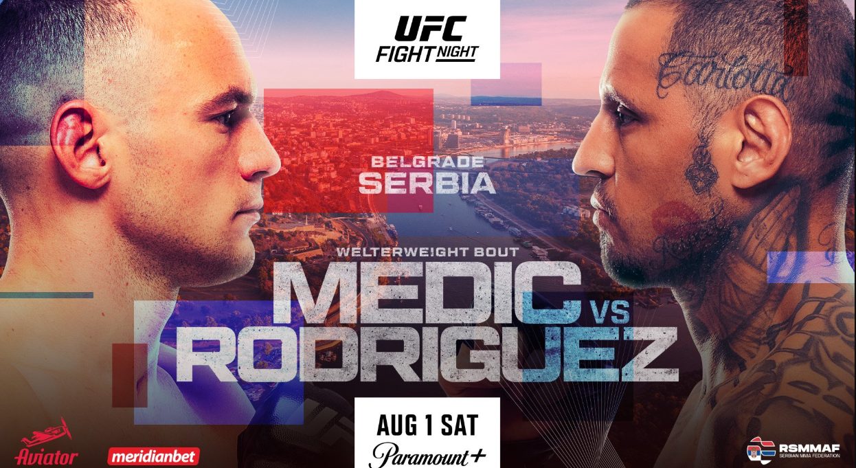 UFC Belgrade: 'Medić vs. Rodriguez' Live Results and Highlights