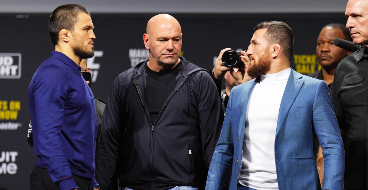 Umar Nurmagomedov reacts to Merab Dvalishvili brawling with friend at RAF event: &lsquo;How do you live with that?&rsquo;