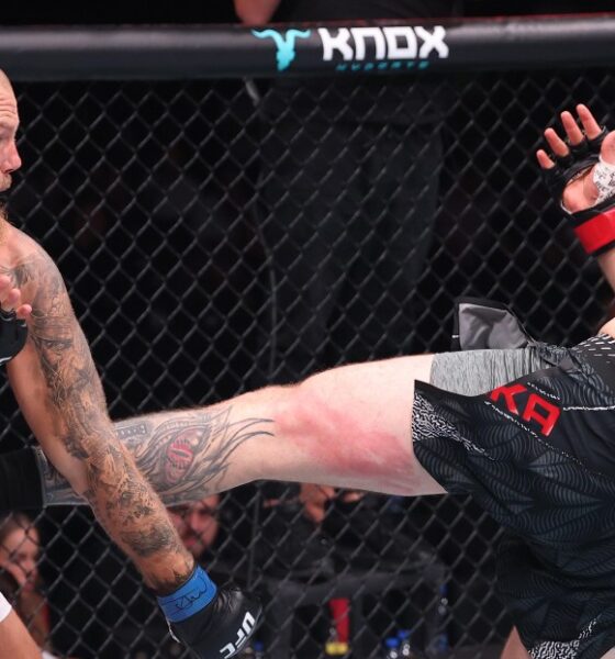 UFC Belgrade video: Jovan Leka destroys Alexander Poppeck with loud body kick knockout
