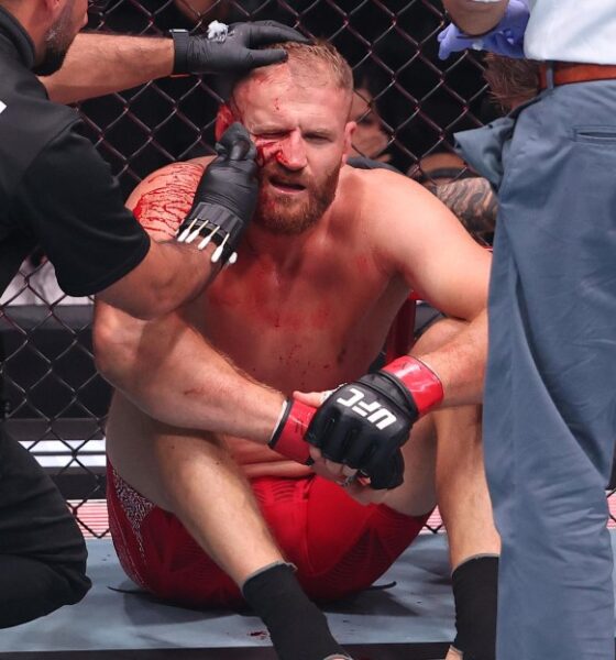 Jan Blachowicz shows off nasty cut in first statement after UFC Belgrade knockout loss