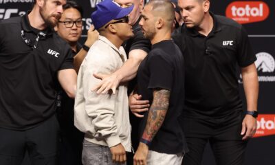 Joshua Van and Alexandre Pantoja have to be separated at UFC 331 press conference: &lsquo;When someone talks, you shut your f*cking mouth&rsquo;