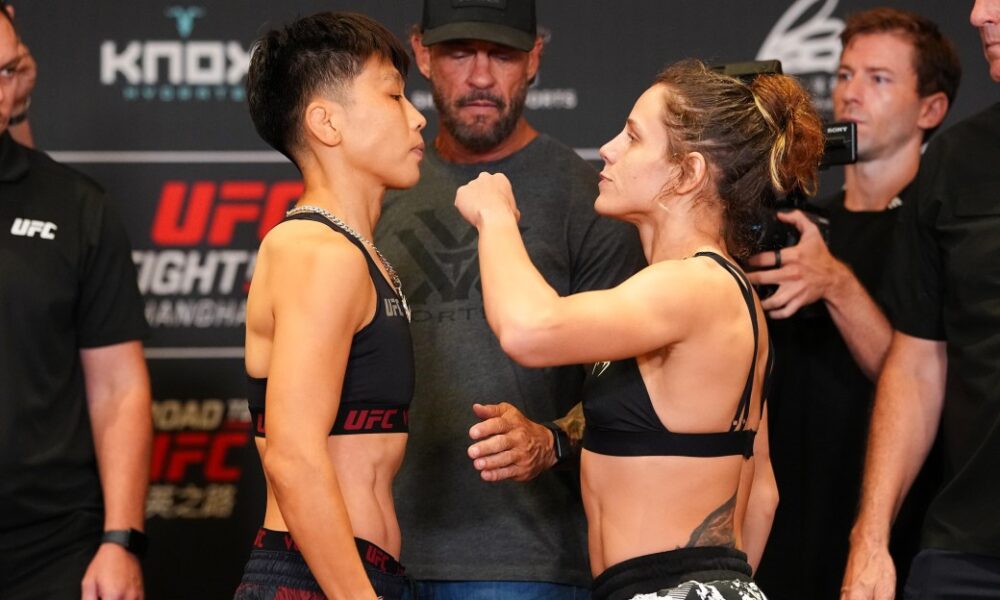 UFC Shanghai weigh-in results: Both fighters miss weight for matchup in rare mishap