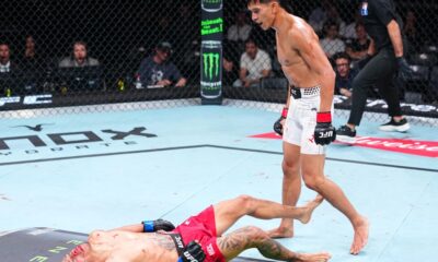 UFC Shanghai video: Undefeated Bilal prospect debuts with spectacular 1-punch knockout, nails Michael Jackson moves