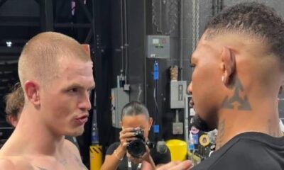 Ian Machado Garry lectures Michael Morales backstage at UFC 330: &lsquo;The shit you talk&hellip; make sure you back it up&rsquo;