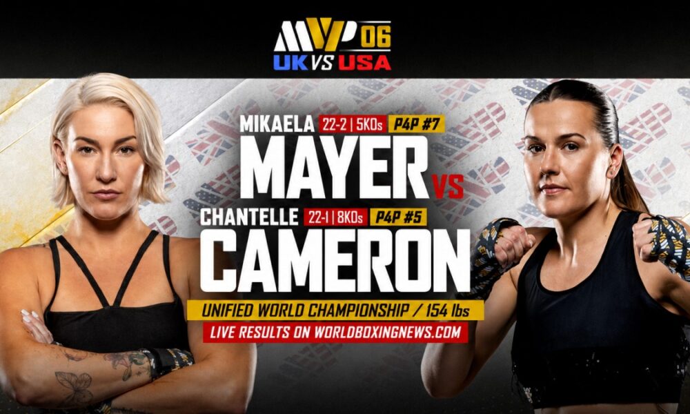 "Mikaela Mayer vs Chantelle Cameron: Live Results and Fight Highlights"