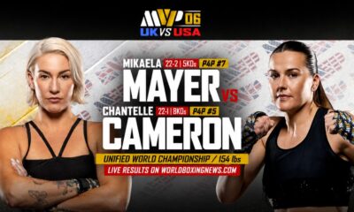 "Mikaela Mayer vs Chantelle Cameron: Live Results and Fight Highlights"
