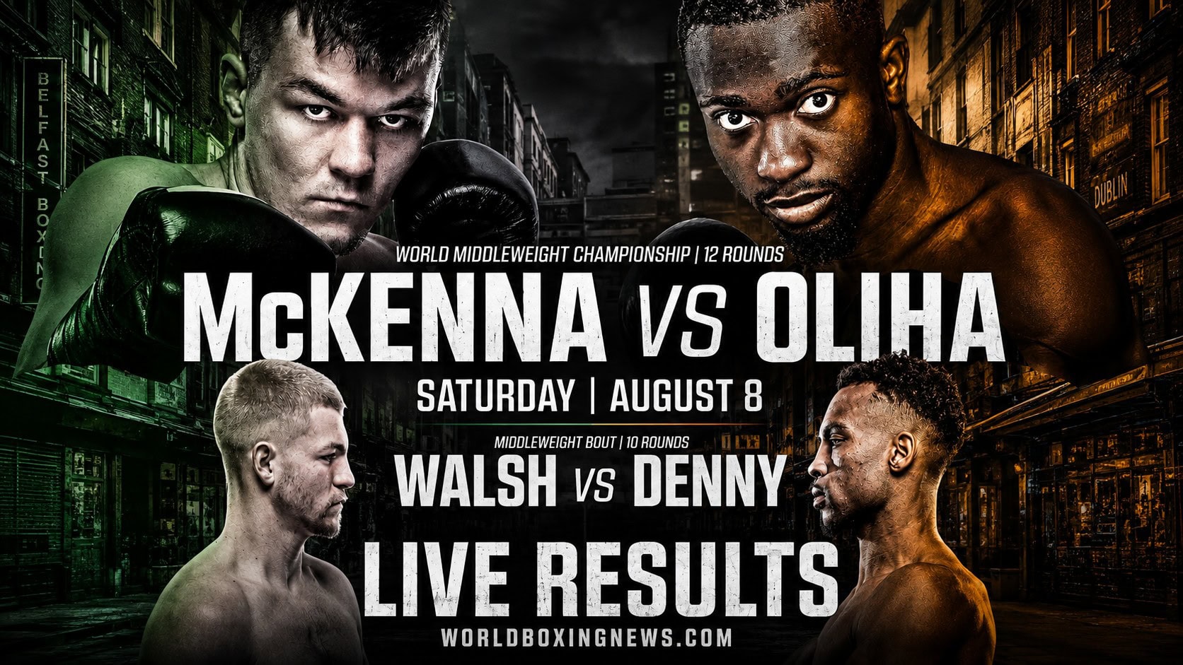 "Aaron McKenna vs Etinosa Oliha Live Results: Fight Highlights and Updates"