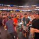 Ex-UFC fighter Sedriques Dumas takes down costumed fan in arena brawl