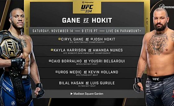 UFC 334 odds: Ciryl Gane, Kayla Harrison favored in title fights