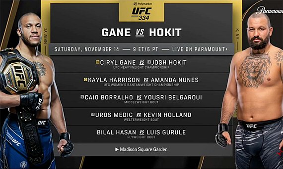UFC 334 odds: Ciryl Gane, Kayla Harrison favored in title fights