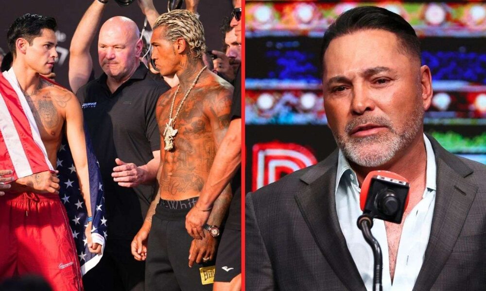 "Oscar De La Hoya Raises Concerns Over Ryan Garcia vs Conor Benn Final KO Verdict"