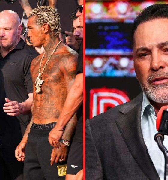 "Oscar De La Hoya Raises Concerns Over Ryan Garcia vs Conor Benn Final KO Verdict"