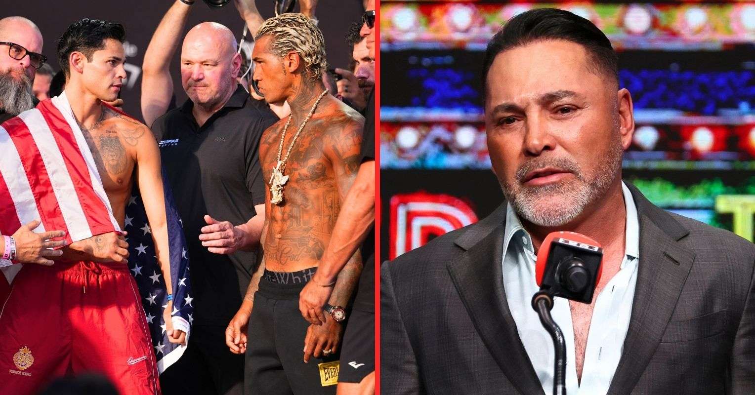"Oscar De La Hoya Raises Concerns Over Ryan Garcia vs Conor Benn Final KO Verdict"