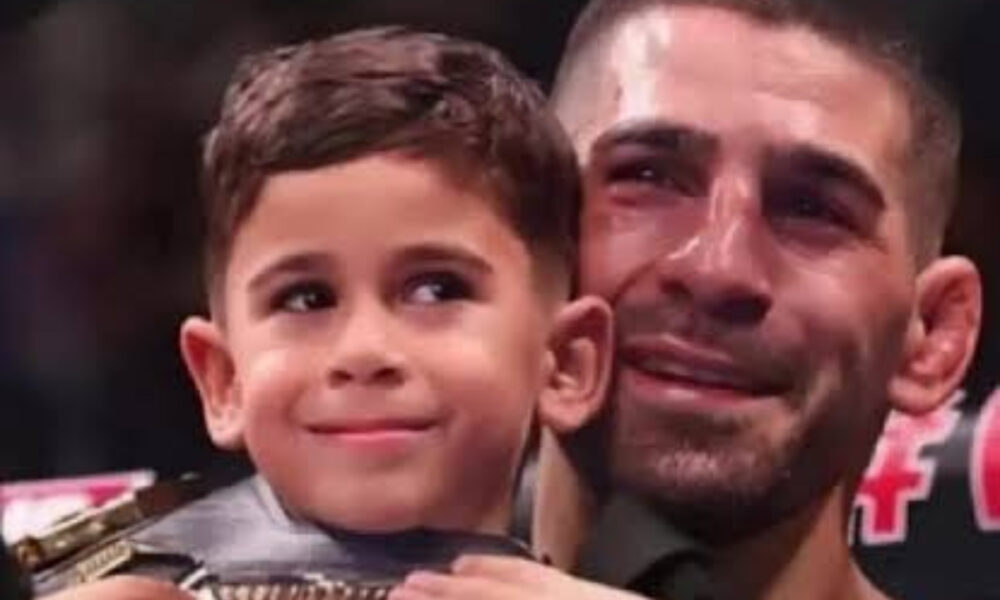 Ilia Topuria sends heartfelt message to son following brutal TKO loss to Justin Gaethje: "You don't always win in life"