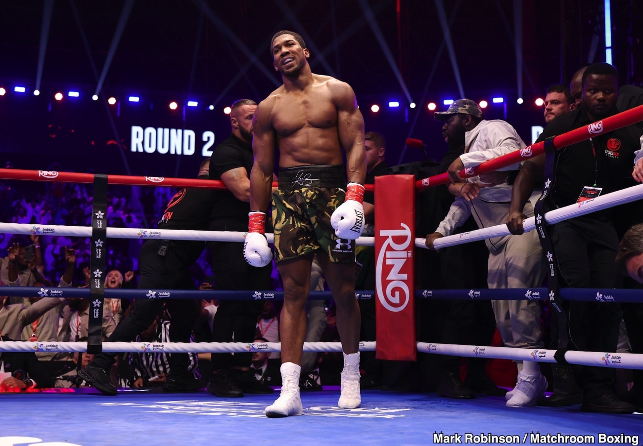 "Anthony Joshua Opts Out of Usyk Training Camp for Tyson Fury Fight"