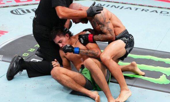 Pros react after Jean Silva submits Jose Delgado at Noche UFC 4