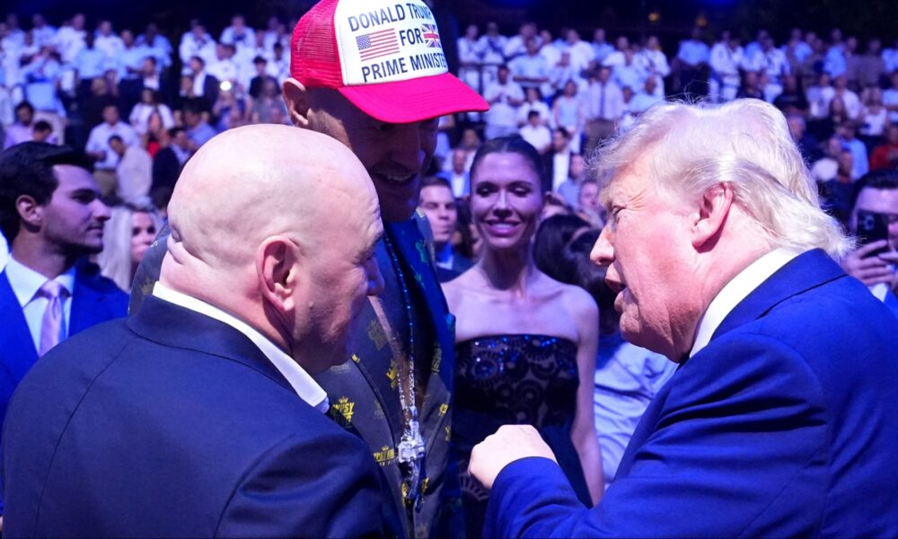 Tyson Fury praises Dana White for getting Anthony Joshua fight 'over the line' after Eddie Hearn beef