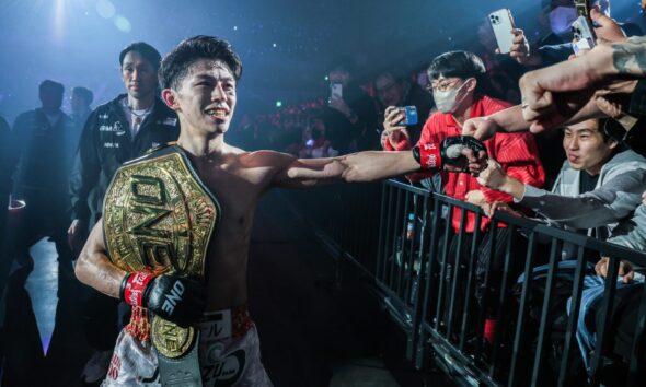 Nadaka shares Hall of Fame night with Takeru at ONE World Title defense